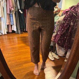 1960s Floral Cigarette Pants